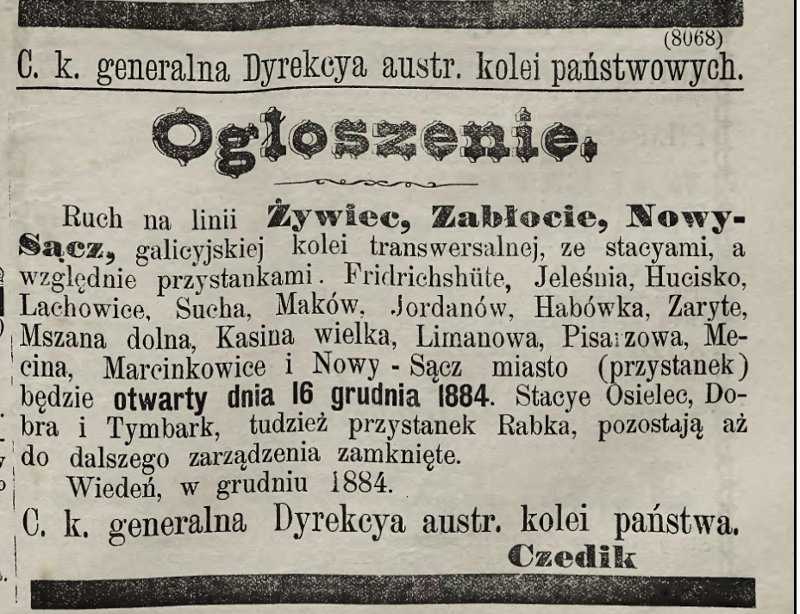 ogloszeniem